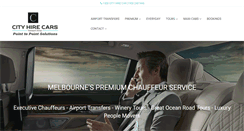 Desktop Screenshot of cityhirecars.com.au